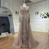 On Sale no return no refund Serene Hill Muslim Caramel Mermaid Evening Dresses Gowns 2025 Overskirt Luxury Beaded Elegant For Woman Party LA71558 - SERENE HILL