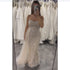 Luxury Dubai Nude Beaded Evening Gown with Sheer Side Train for Formal Occasion LA72886 - SERENE HILL