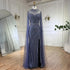 Serene Hill Pink Cape Sleeves Mermaid Split Beaded Luxury Dubai Long Evening Dresses Gowns for Women Wedding Party 2025 LA72449 - SERENE HILL