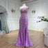 Serene Hill Pink High Split Mermaid Elegant Evening Dresses Gowns Luxury Beaded 2025 For Women Party LA71582 - SERENE HILL