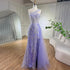 Serene Hill Pink Mermaid Overskirt Evening Dresses Gowns 2025 One Shoulder Beaded Elegant For Women Party LA71616 - SERENE HILL