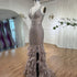 Luxury Feathers Pink Mermaid Evening Dresses LA72152 - SERENE HILL