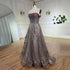 Serene Hill Pink Spaghetti Strap A Line Beaded Luxury Dubai Long Evening Dresses Gowns for Woman Wedding Party 2025 LA72507 - SERENE HILL