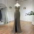 Serene Hill Purple Spaghetti Straps Mermaid Beaded Party High Split Evening Dresses Gowns for Woman Wedding Party 2025 LA72454 - SERENE HILL