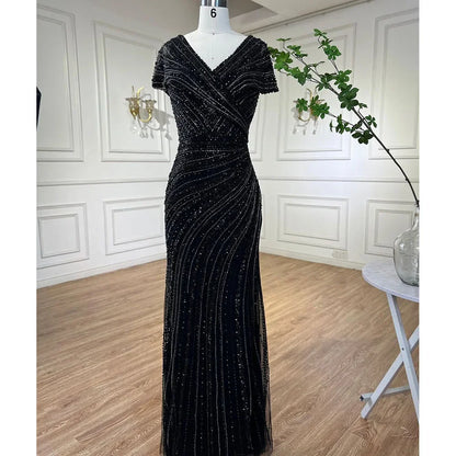 Luxury Silver Nude Mermaid Evening Dresses for Party LA71686 - SERENE HILL