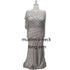 Serene Hill Silver Nude Mermaid Elegant High Spli Evening Dresses Gowns Luxury Beaded 2025 For Women Party LA70752L - SERENE HILL
