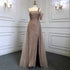 Luxury Sage Green One Shoulder Evening Dress for Wedding Party LA71651 - SERENE HILL