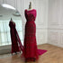 Luxury Sage Green Beaded Evening Dress with Cape LA72126B - SERENE HILL