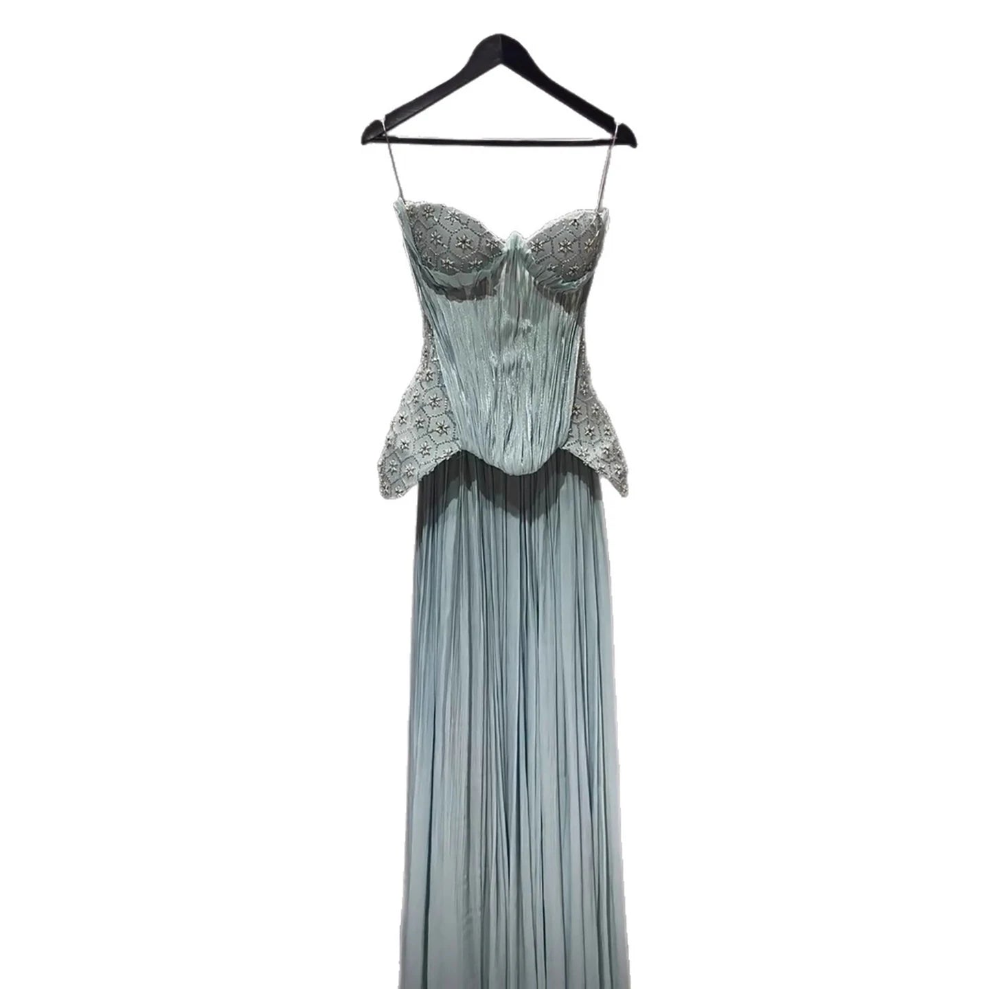 Luxury Turquoise Two Pieces Corset Evening Dress LA73360 - SERENE HILL