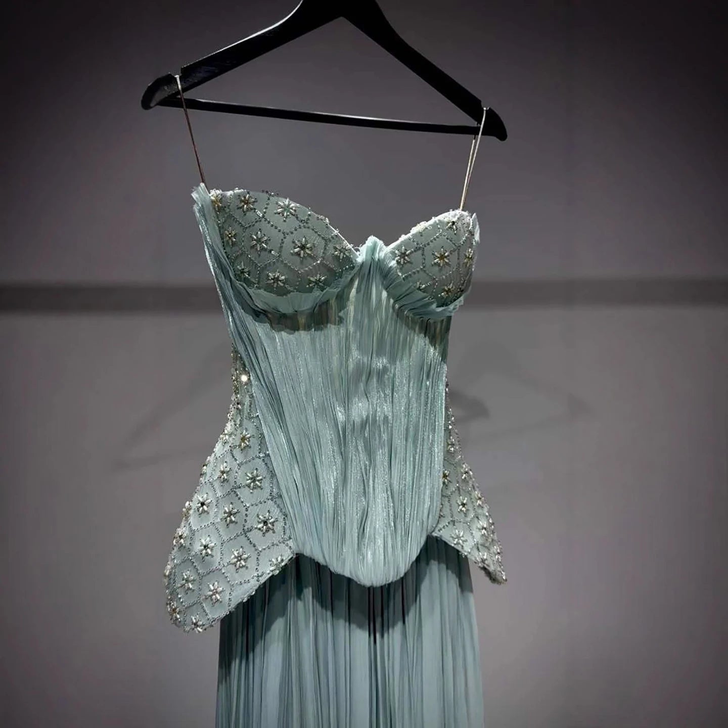 Luxury Turquoise Two Pieces Corset Evening Dress LA73360 - SERENE HILL
