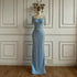 Pink Mermaid Beaded Evening Dress with Short Sleeves LA72787 - SERENE HILL