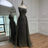Luxury Olive Green Beaded Mermaid Evening Dress with Overskirt LA73164 - SERENE HILL