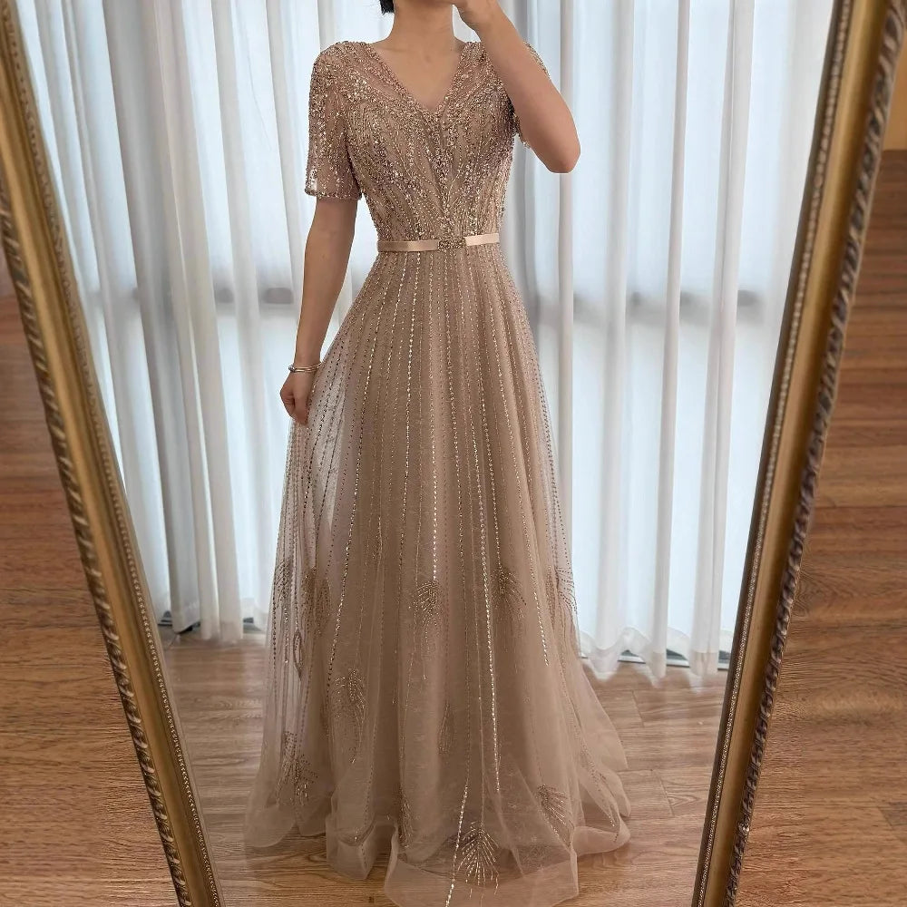 gold statement dress Golden Fringe Dress A handcrafted Masterpiece by Kujta & Meri XXL