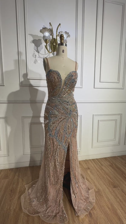 Luxury Mermaid Evening Dress with Split LA72480A