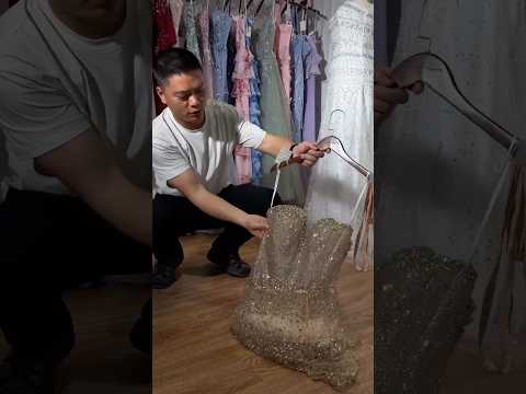 Luxury Arabic Gold Strapless Crystal Beaded Evening Dress LA73492
