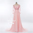 On Sale No Return No Refund Gray Beading Crystal Formal Long Sleeve Evening Dress HA2097 - SERENE HILL