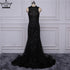 On Sale no return no refundSale Black High Neck Sexy Tulle Evening Dresses Sleeveless High-end Mermaid Fashion Formal Evening Party Real Photo LA6190 - SERENE HILL