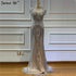 Dubai Grey Full Diamond Sexy Evening Dresses 2025 Cap Sleeve Luxury Mermaid Formal Dress Serene Hill LA60934 - SERENE HILL