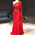 Dubai green One Shoulder Luxury Evening Dresses Mermaid Beading Suiqns Sparkle Formal Dress 2025 Serene Hill LA70515 - SERENE HILL