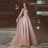 Sale Gold Backless Sexy Luxury Evening Dresses 2025 Dubai Crystal Sleeveless A-Line Formal Dress Serene Hill LA70290 - SERENE HILL