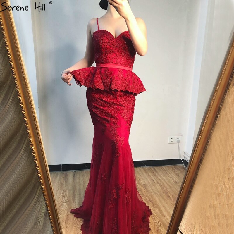 On Sale no return no refundSale Grey Fake Two Pieces Mermaid Evening Dresses 2025 Sleeveless Sexy Lace Evening Gowns Long Serene Hill LA70247 - SERENE HILL