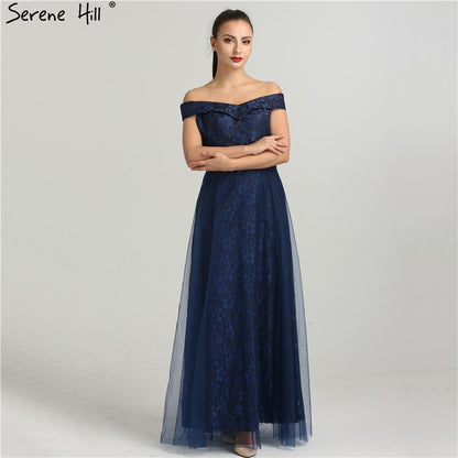 On Sale No Return No Refund Shoulder Sexy Lace Beach Evening Gown Beading Fashion Women&
