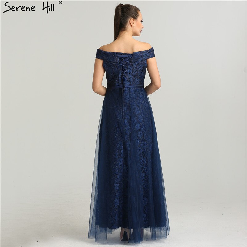 On Sale No Return No Refund Shoulder Sexy Lace Beach Evening Gown Beading Fashion Women&