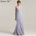 On Sale No Return No Refund Sale Real Photo Deep-V Sexy Evening Dress Long Beading Pearls Tulle Sleeveless Mermaid Party Evening Dress 2025 LA6255 - SERENE HILL