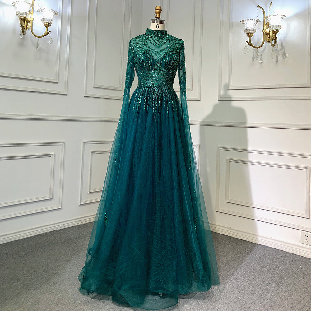 On Sale no return no refund Serene Hill Muslim Green A-Line Luxury Green / 6