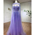 Luxury Dubai Fuchsia Evening Dress with Cape Sleeves LA71912 - SERENE HILL