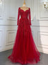 Feathers Black Evening Dresses for Women Wedding Party LA71468 - SERENE HILL