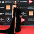 Serene Hill Black Sexy High Split Evening Dresses Gowns 2025 Beaded A-Line Satin For Women Party LA71878 - SERENE HILL