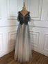 On Sale No Return No Refund Serene Hill Blue A-Line Sexy Evening Dresses Gowns 2025 Beaded Luxury For Women Wedding Party LA70775 - SERENE HILL