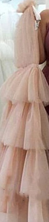 Serene Hill Blush Pink A-Line Evening Dresses Sleeveless Tiered Simple Ankle Length Formal Dress Design 2025 LA70700 - SERENE HILL