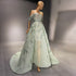 Serene Hill Green A-Line Beaded Evening Dresses Gowns 2025 Luxury Sexy Elegant For Women Party LA71536 - SERENE HILL