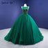 Serene Hill Green A-Line High-end Evening Dresses Gowns 2025 Sleeveless Beaded Sexy For Women Party HM67237 - SERENE HILL