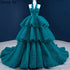 Serene Hill Green Halter Sexy Wedding Dresses 2025 Sleeveless Tiered Lace Up High-end Bridal Dress HM67232 - SERENE HILL