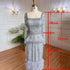 Serene Hill Grey Mermaid Midi Length Evening Dresses Gowns Beaded Sexy Feather Rear Leg Split 2025 For Women Party LA71669 - SERENE HILL