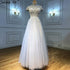 Serene Hill Grey Nude A-Line Evening Dresses Gowns 2025 Crystal Beaded Sexy For Women Wedding Party LA71159 - SERENE HILL