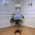 Feathers Nude Short Mini Cocktail Prom Dresses LA72037 - SERENE HILL