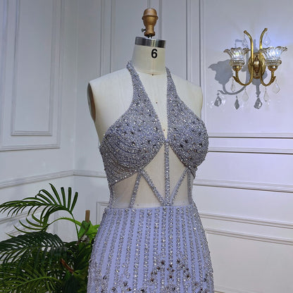 Feathers Nude Short Mini Cocktail Prom Dresses LA72037 - SERENE HILL