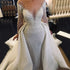 Serene Hill Luxury Ivory Detachable Train Mermaid Wedding Dresses Gowns 2025 Pearls Beading Bride Dress HM67182 Custom Made - SERENE HILL