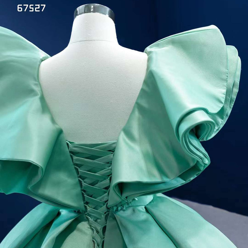 Serene Hill Mint Lace Up Bride Gowns Evening Dresses Gowns For Women Party 2025 High End Custom Made HM67527 - SERENE HILL