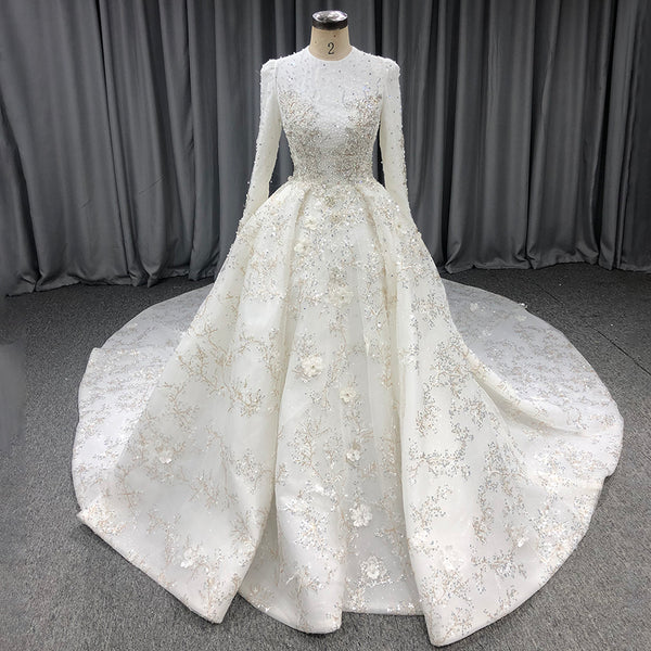 Serene Hill Mint Luxe Sweetheart Trouwjurken 2025 Kralen High-End Sexy Bridal Dress HA2525 Custom Made