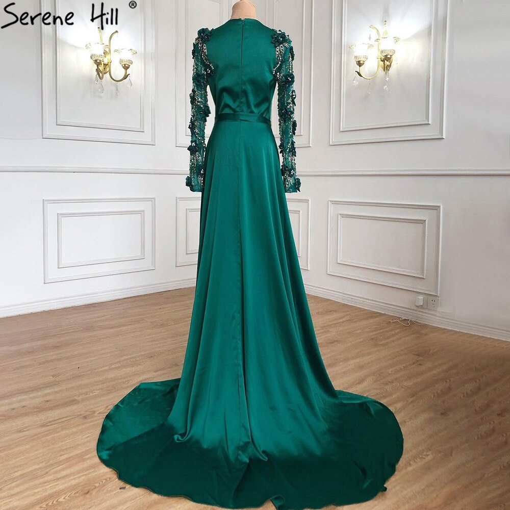 strapless open back dress Serene Hill Muslim Green Detachable Skirt Evening Dresses Gowns 2025 Purple / 14