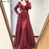 Serene Hill Muslim Pink Mermaid Elegant Luxury With Train Evening Party Wear Dresses Gowns 2025 For Women Plus Size LA70159 - SERENE HILL