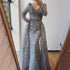 Serene Hill Muslim Pink Mermaid Elegant Luxury With Train Evening Party Wear Dresses Gowns 2025 For Women Plus Size LA70159 - SERENE HILL