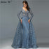 Serene Hill Muslim Pink Mermaid Elegant Luxury With Train Evening Party Wear Dresses Gowns 2025 For Women Plus Size LA70159 - SERENE HILL