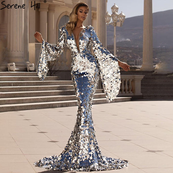 On Sale no return no refundSerene Hill Muslim Silver Mermaid Evening D –  SERENE HILL