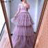 Serene Hill Pink A-Line Sexy Evening Dresses Gowns 2025 Sweetheart Tiered Simple For Women Party LA70725 - SERENE HILL